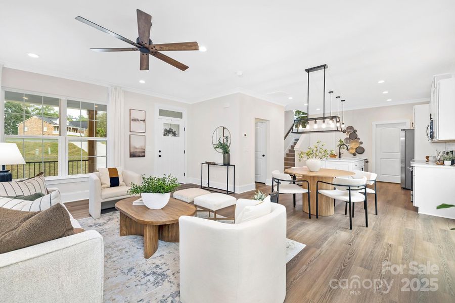 Furnished interior view inside a new home in , Stanley (Image 6).