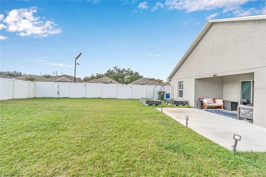 Exterior details and patio area of a home in Thompson Preserve, Bartow (Image 22). Exterior details and patio area of a home in Thompson Preserve, Bartow (Image 22).