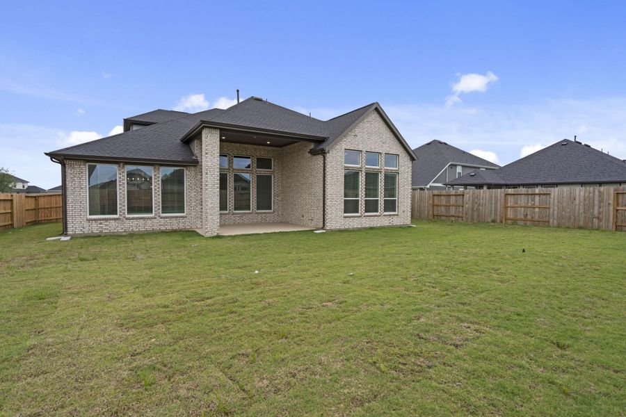 Exterior details and patio area of a home in Attwater 55s, Waller (Image 26).