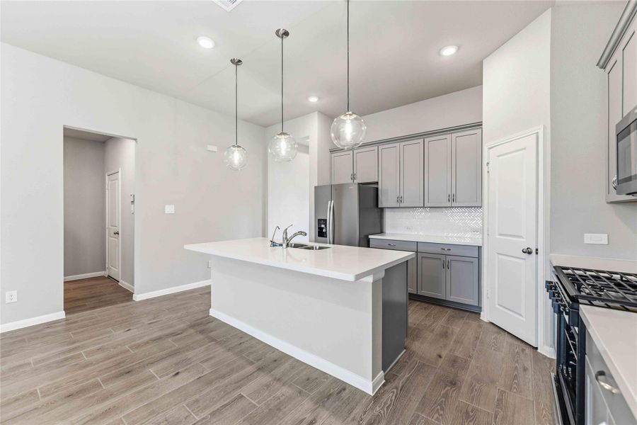 Furnished interior view inside a new home in Sunterra, Katy (Image 11). Furnished interior view inside a new home in Sunterra, Katy (Image 11).