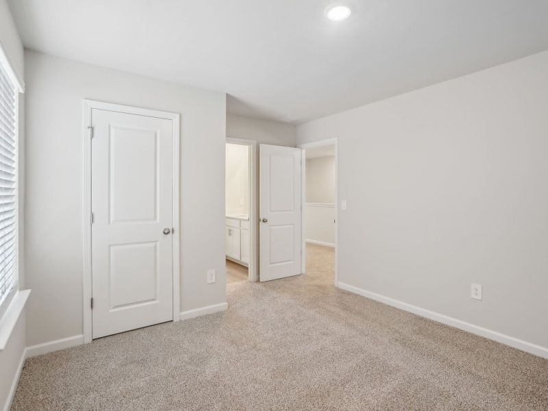 Spacious, unfurnished interior of a new home in Marshburn Landing - Bungalow Series, Wendell (Image 18). Spacious, unfurnished interior of a new home in Marshburn Landing - Bungalow Series, Wendell (Image 18).