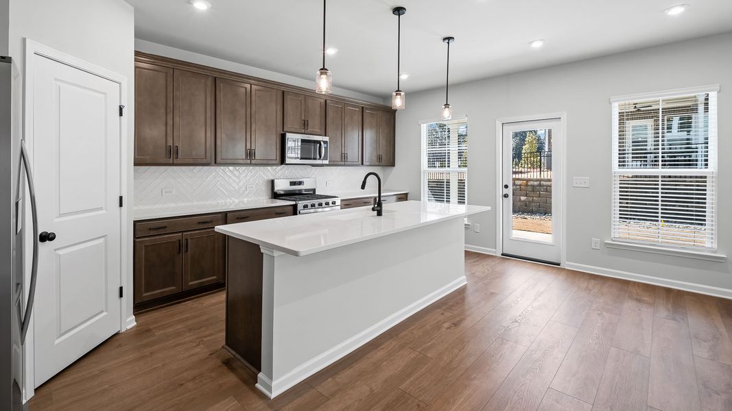 Furnished interior view inside a new home in Adler Springs, Powder Springs (Image 3).