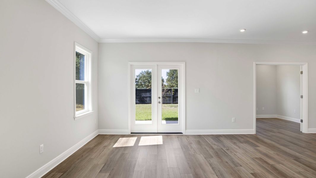 Representative unfurnished interior of a home built from the Drexel by Maronda Homes in Applewood Reserve, Lakeland (Image 23).