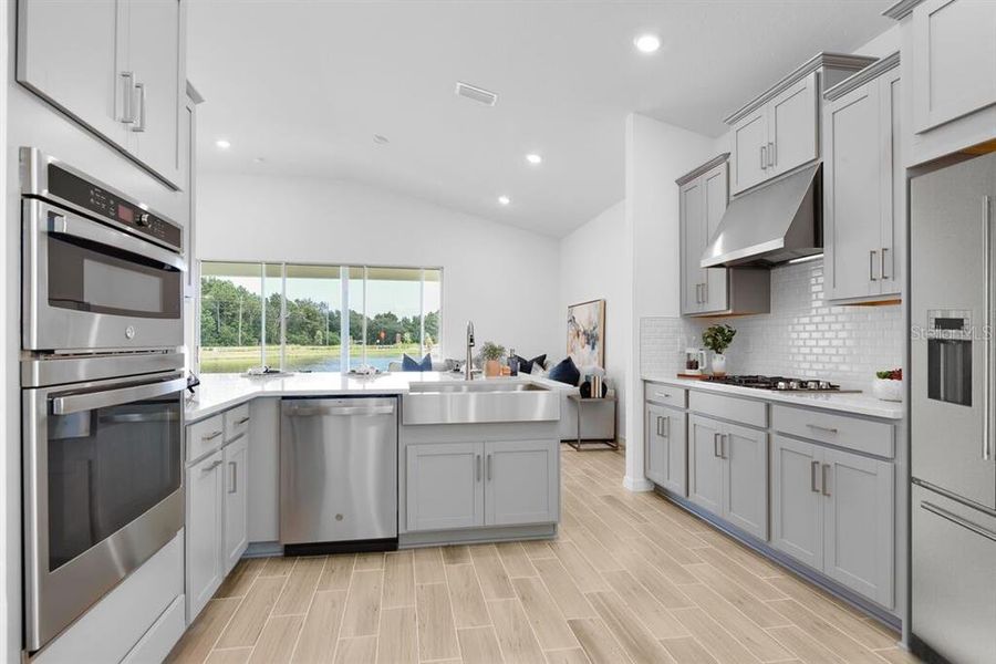 Furnished interior in a model home at Ardisia Park in New Smyrna Beach (Image 9).