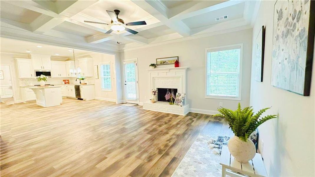 Furnished interior view inside a new home in , Lawrenceville (Image 6).