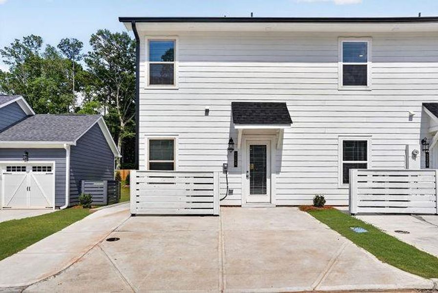Exterior details and patio area of a home in , Fayetteville (Image 3).