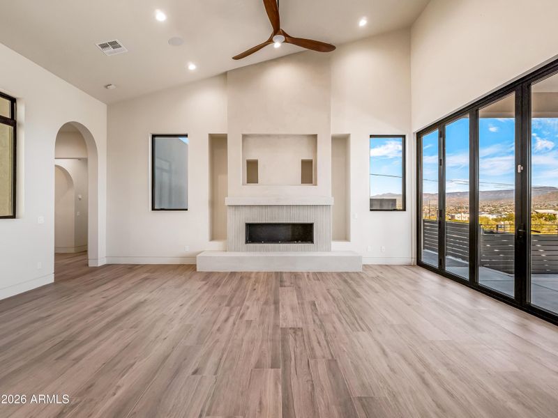 Living room with fireplace Living room with fireplace