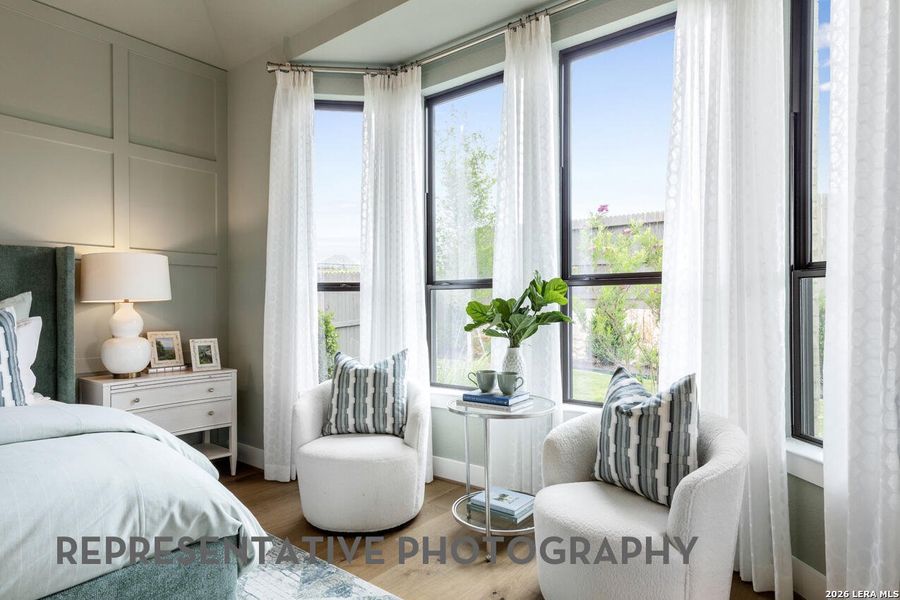 Furnished interior view inside a new home in Prominence, San Antonio (Image 16).