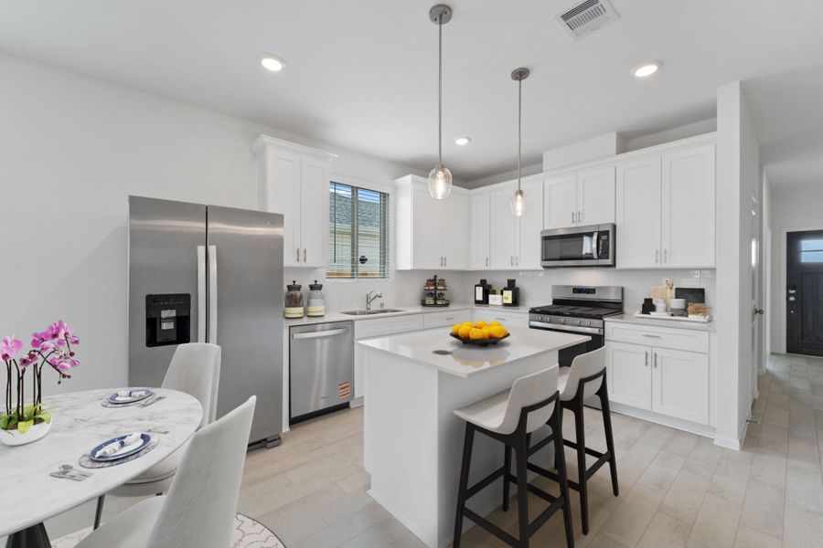 Virtually Staged Kitchen