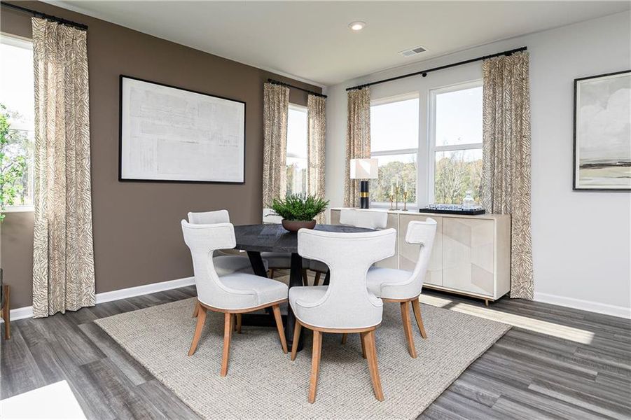 Furnished interior view inside a new home in Rhodes Glen, Lawrenceville (Image 17).