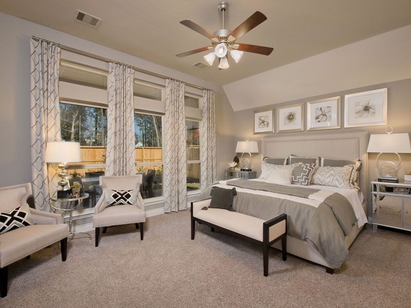 Representative furnished interior of a home built from the 2529W by Perry Homes in Santa Rita Ranch - Eldorado, Liberty Hill (Image 32). Representative furnished interior of a home built from the 2529W by Perry Homes in Santa Rita Ranch - Eldorado, Liberty Hill (Image 32).