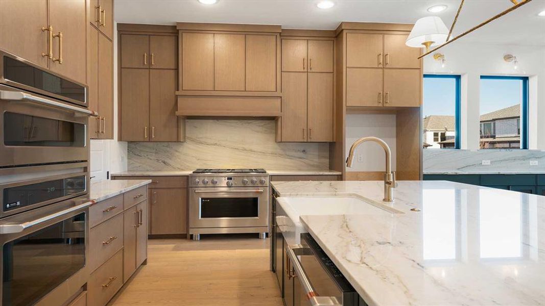 Furnished interior view inside a new home in Fields 50', Frisco (Image 6).