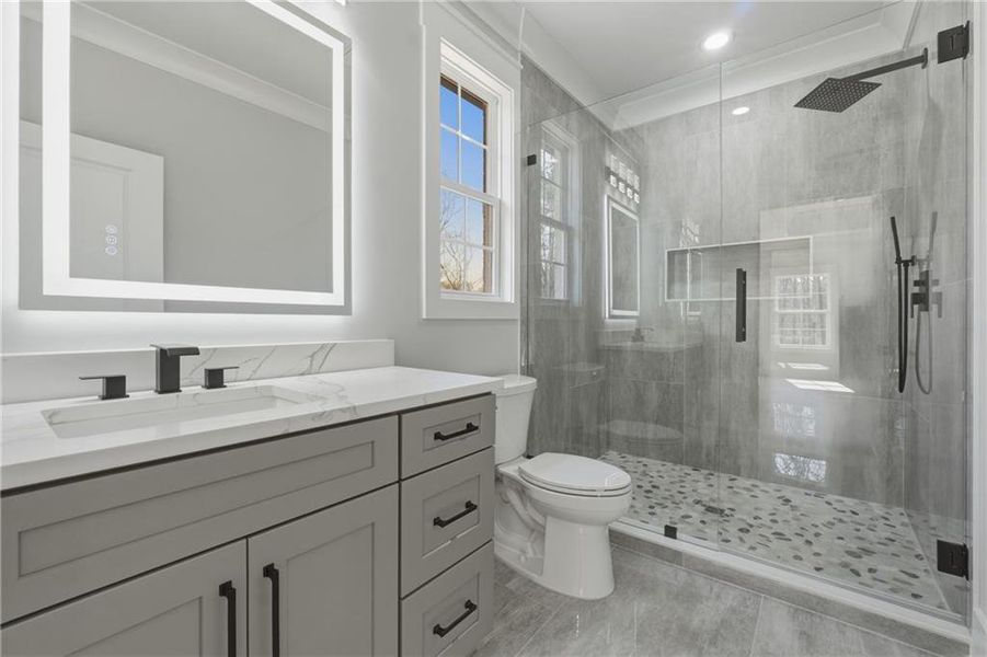 Furnished interior view inside a new home in , Lawrenceville (Image 12).