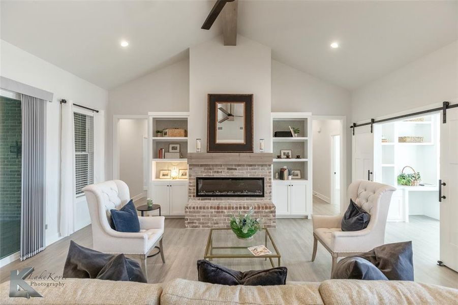 Furnished interior view inside a new home in , Abilene (Image 16).