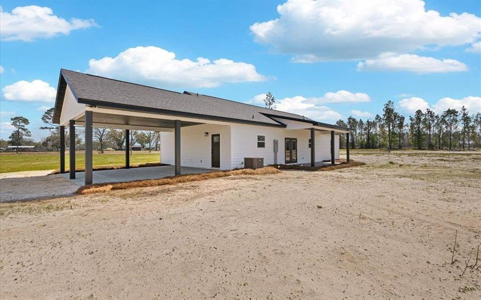 Exterior details and patio area of a home in , Live Oak (Image 28). Exterior details and patio area of a home in , Live Oak (Image 28).