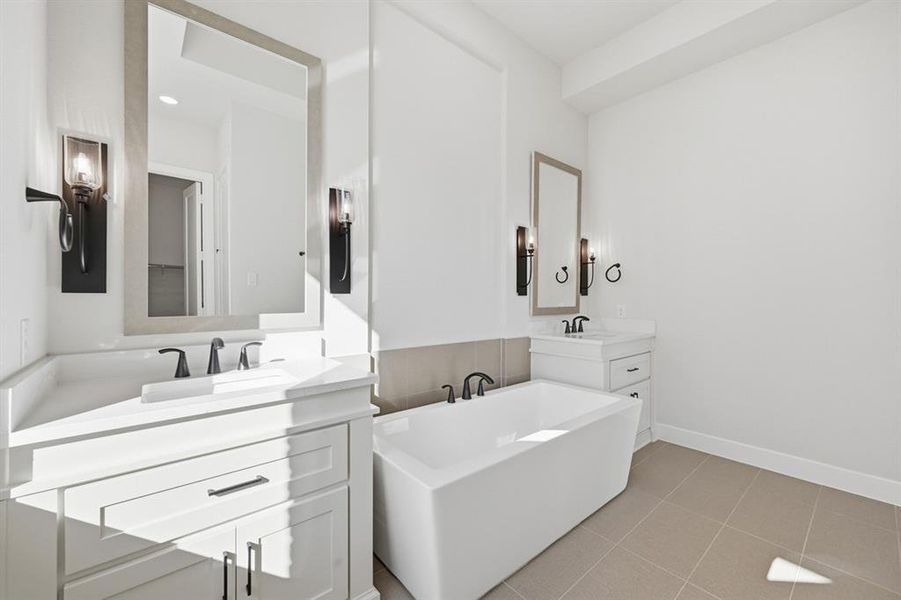 Furnished interior view inside a new home in Star Trail: 55ft. lots, Prosper (Image 6). Furnished interior view inside a new home in Star Trail: 55ft. lots, Prosper (Image 6).