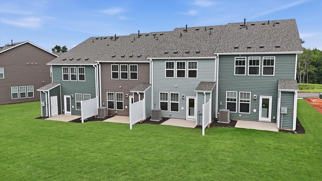 Established charm meets functional outdoor living with a spacious and private backyard by DRB Homes Established charm meets functional outdoor living with a spacious and private backyard by DRB Homes