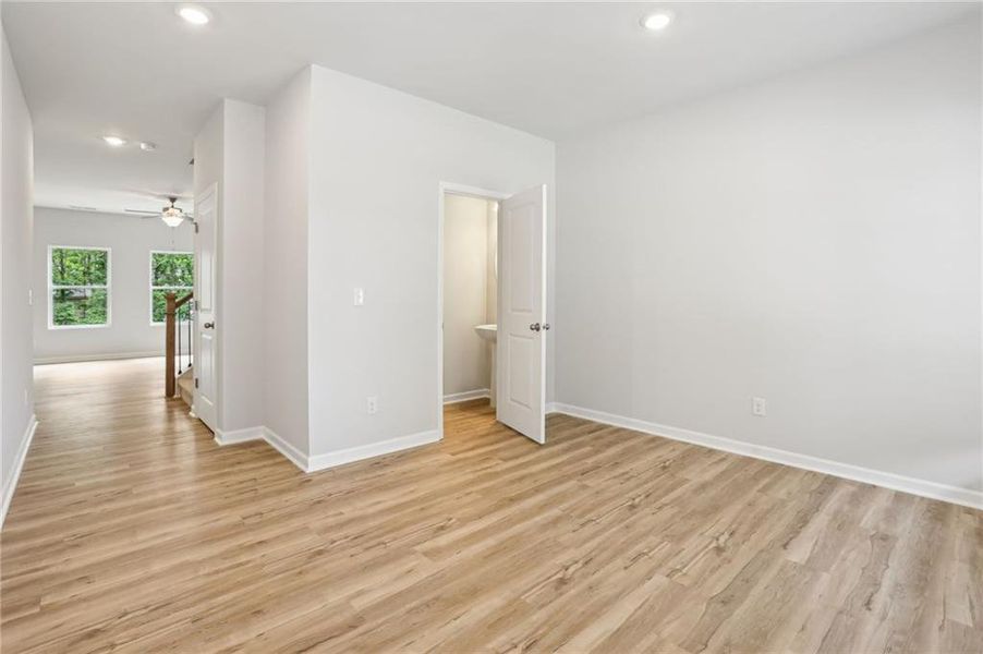 Spacious, unfurnished interior of a new home in The Hills at Cedar Creek, Winder (Image 21).