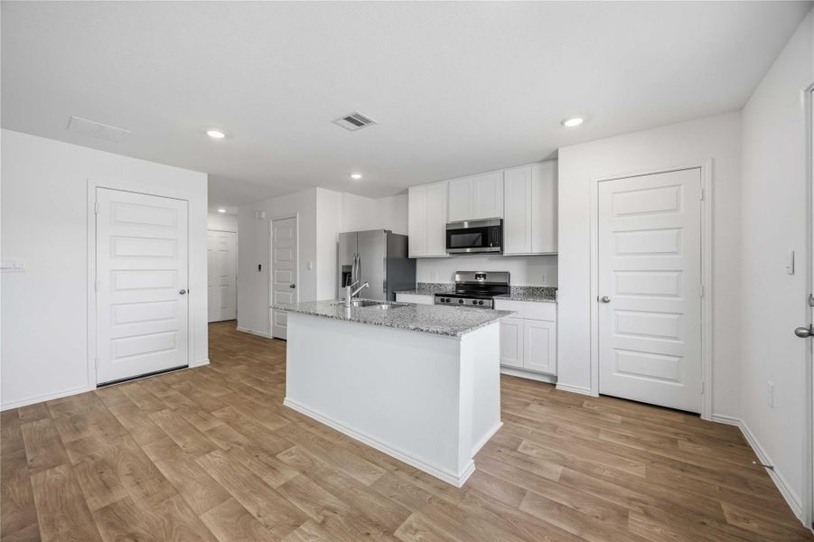 Furnished interior view inside a new home in Legacy Village, Houston (Image 9). Furnished interior view inside a new home in Legacy Village, Houston (Image 9).