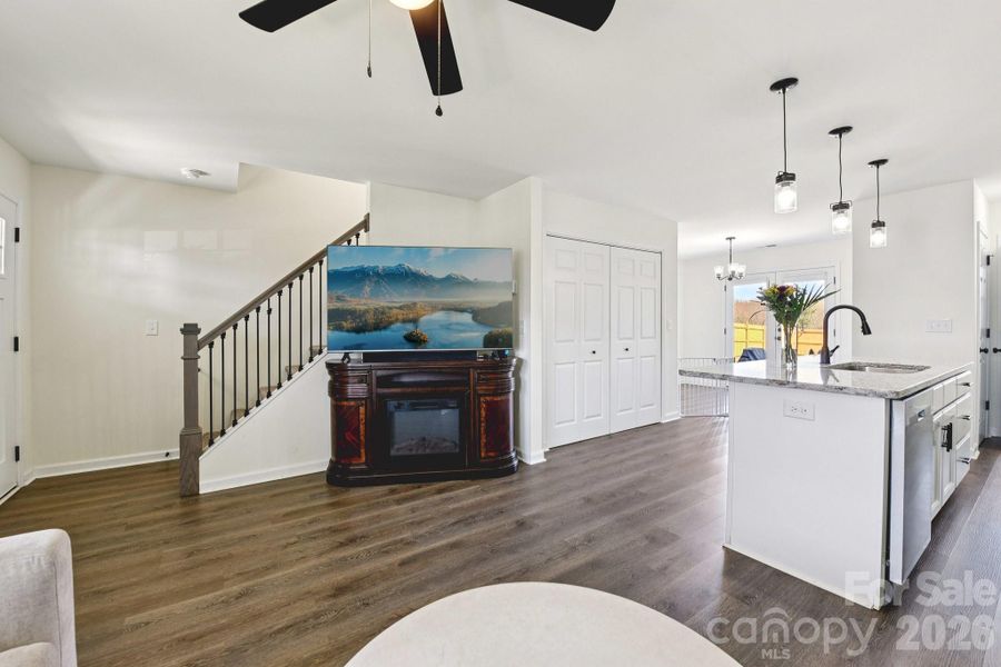 Furnished interior view inside a new home in , Newton (Image 5).