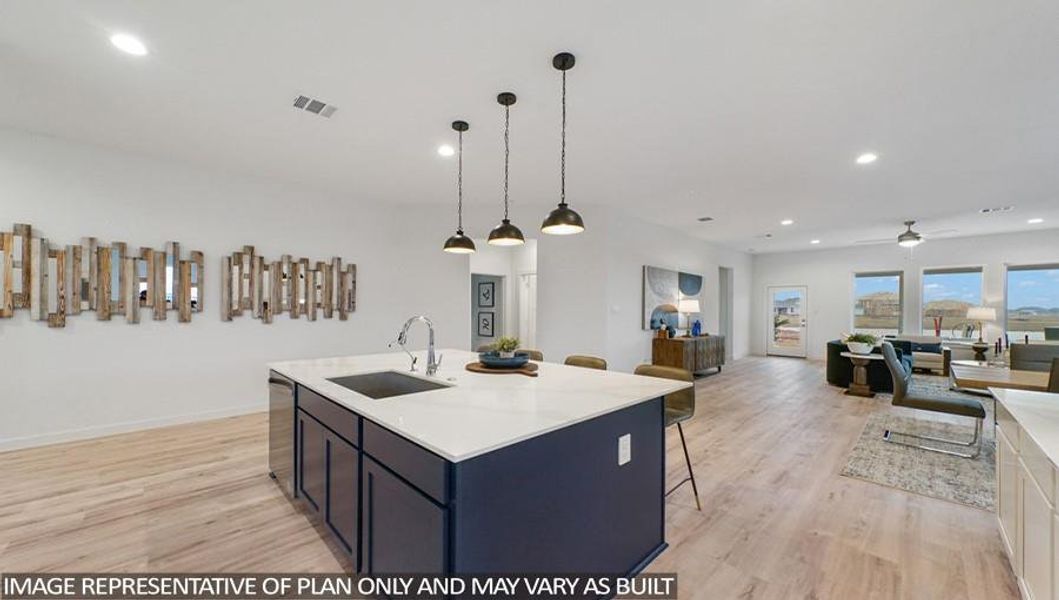 Furnished interior view inside a new home in Mill Creek Estates, Magnolia (Image 16).