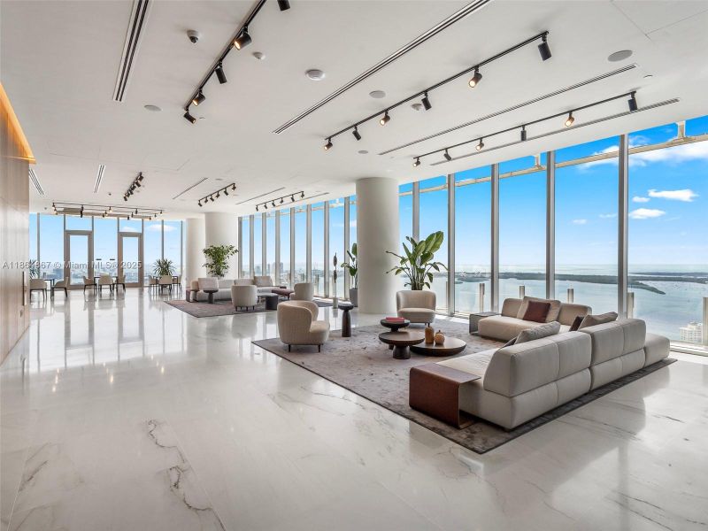 Furnished interior view inside a new home in , Miami (Image 49).