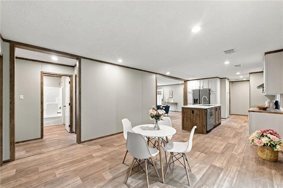Furnished interior view inside a new home in , Clarkesville (Image 14).