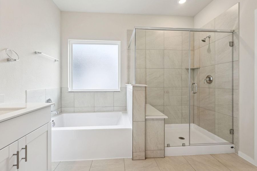 Furnished interior view inside a new home in Pinewood Trails - City Series, Atascocita (Image 14).