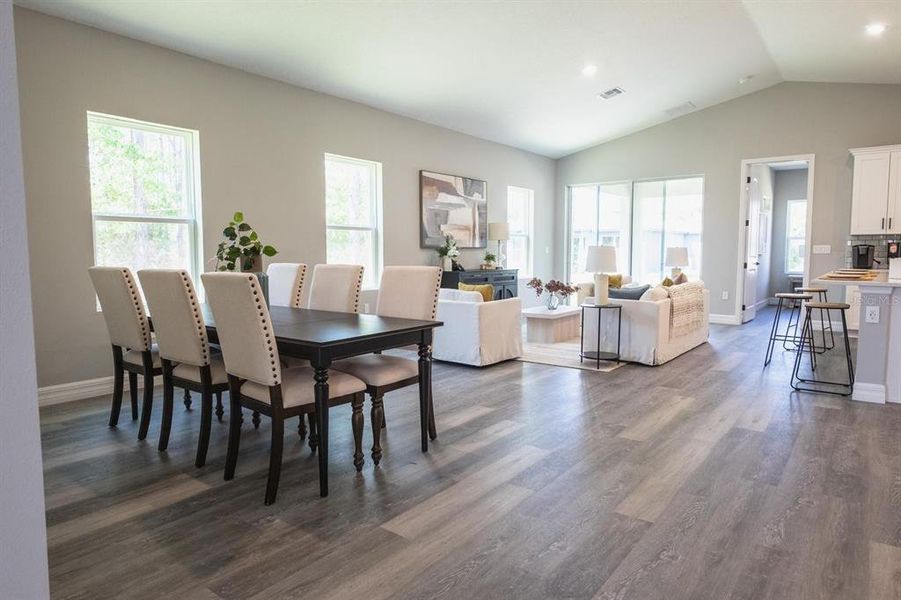 Furnished interior view inside a new home in , Ocala (Image 29).