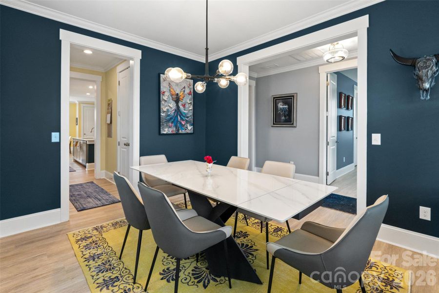 Furnished interior view inside a new home in Riverwalk, Rock Hill (Image 9).