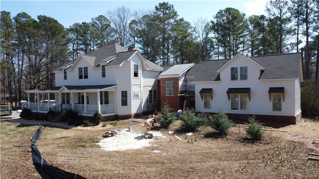 In-progress construction of a new home in , Marietta, GA (Image 18).