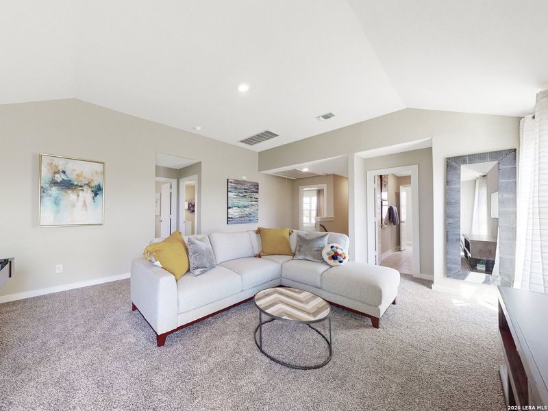 Furnished interior view inside a new home in Winding Brook, San Antonio (Image 9).