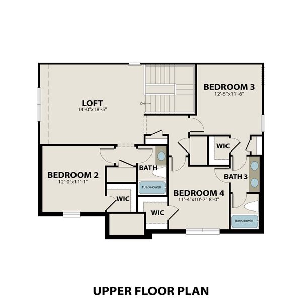 2D floor plan layout for the The Sequoia M by Davidson Homes LLC in Heartland, Heartland, TX (Image 3).