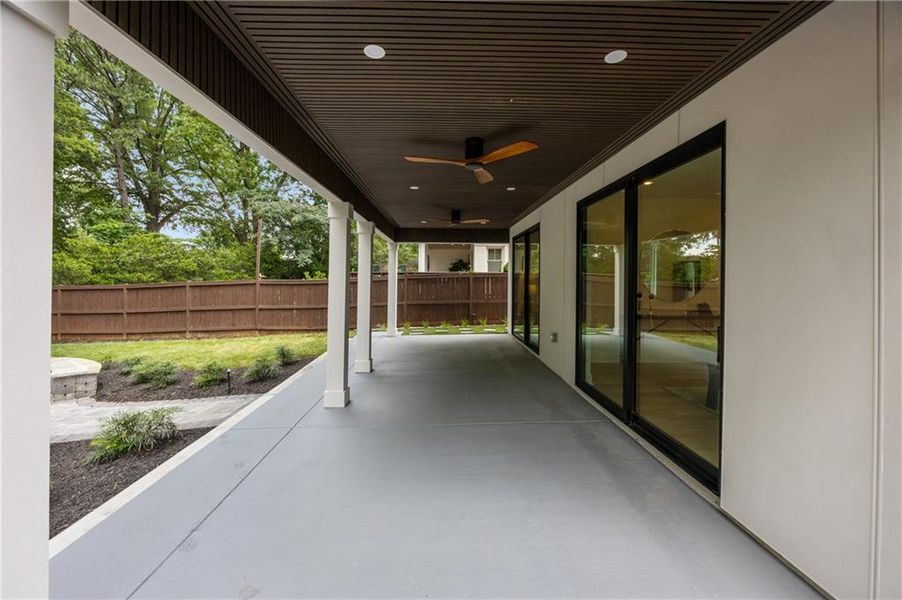 Exterior details and patio area of a home in , Atlanta (Image 32). Exterior details and patio area of a home in , Atlanta (Image 32).