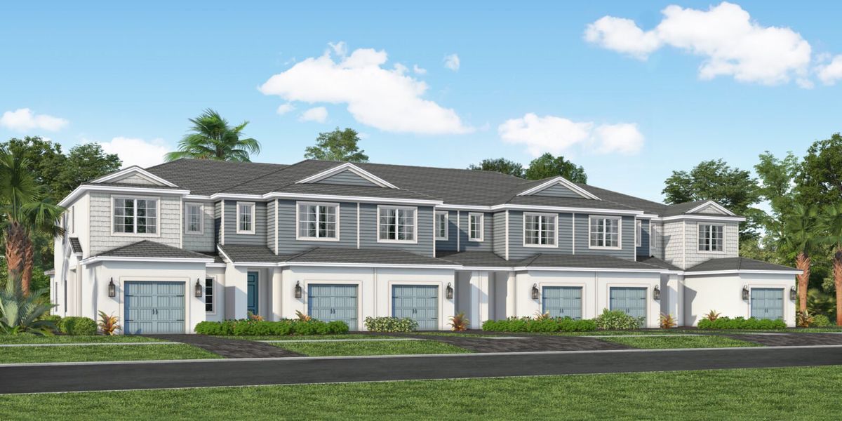 Representative exterior photo of a completed home built from the Sawyer by Neal Communities in SkySail, Naples, FL (Image 4).