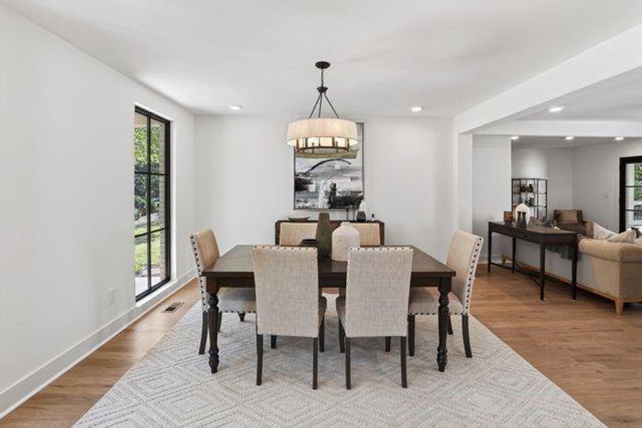 Furnished interior view inside a new home in , Roswell (Image 49).