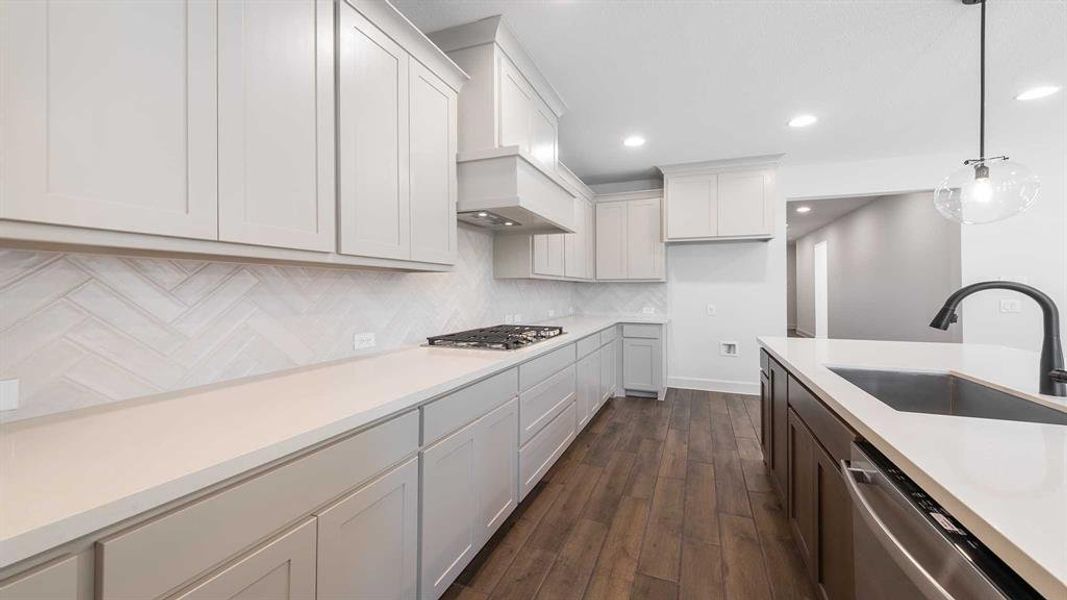 Furnished interior view inside a new home in The Parks At Wilson Creek 40', Celina (Image 9).