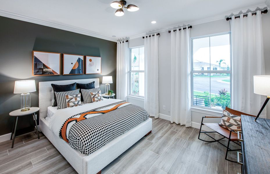 Furnished interior view inside a new home in Highpointe, Stuart (Image 8).