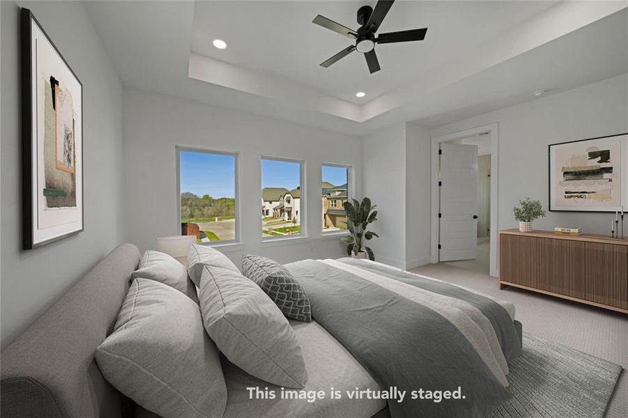 Furnished interior view inside a new home in , Garland (Image 5).