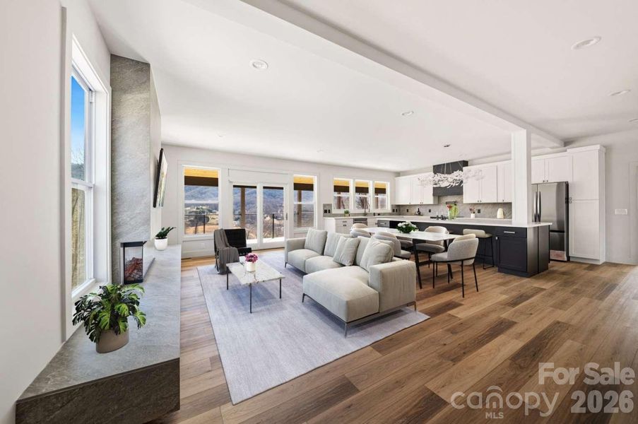 Furnished interior view inside a new home in , Canton (Image 15).