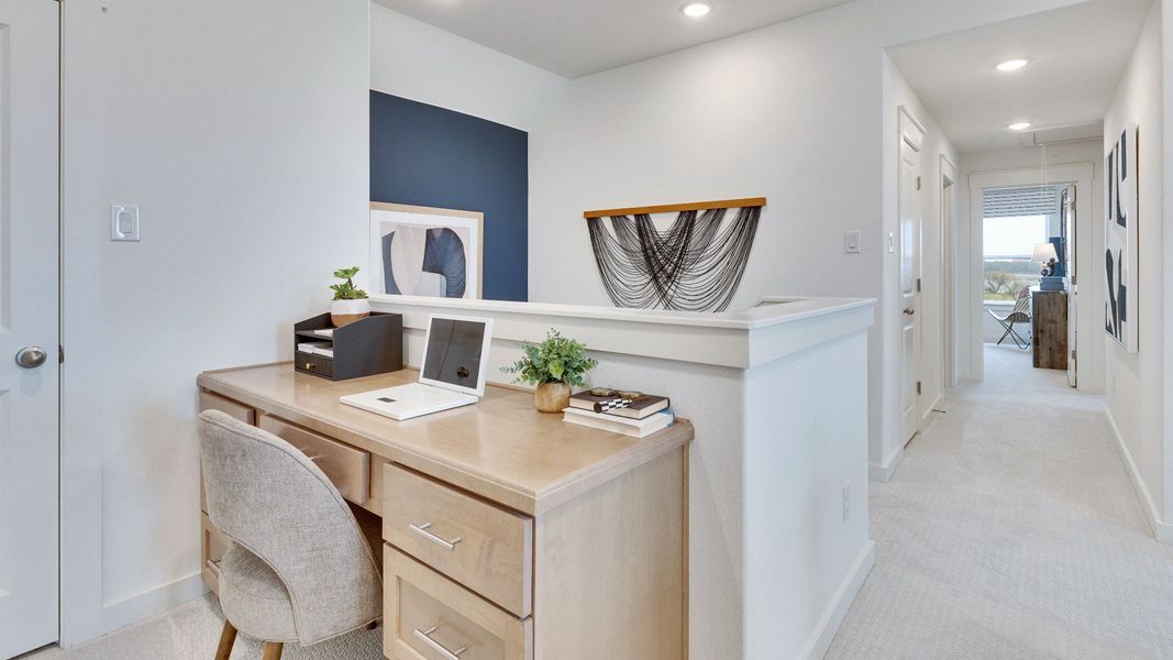 Representative furnished interior of a home built from the Meyerson by DRB Homes in Calumet, Jarrell (Image 19). Representative furnished interior of a home built from the Meyerson by DRB Homes in Calumet, Jarrell (Image 19).