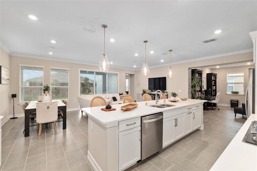 Furnished interior view inside a new home in , Ocala (Image 14). Furnished interior view inside a new home in , Ocala (Image 14).