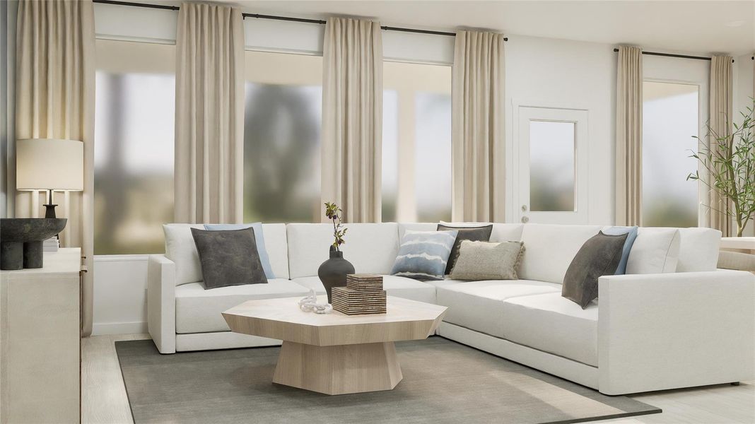 Furnished interior view inside a new home in Cotton Brook, Hutto (Image 30).