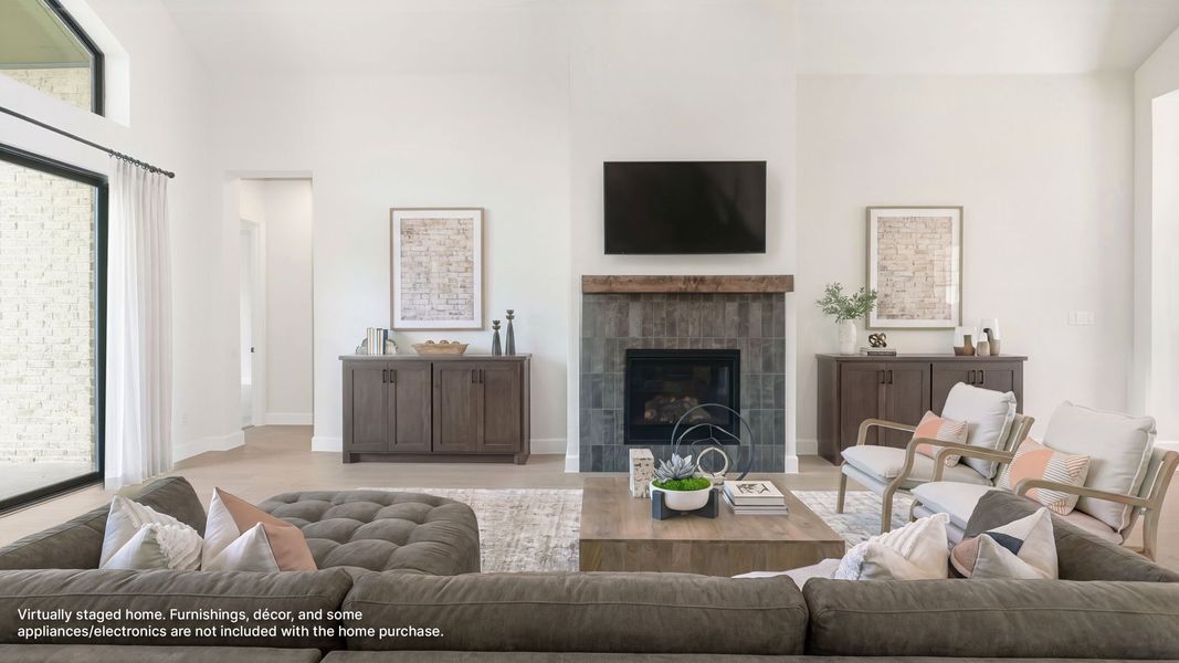 Furnished interior view inside a new home in Terraces, Rockwall (Image 7).