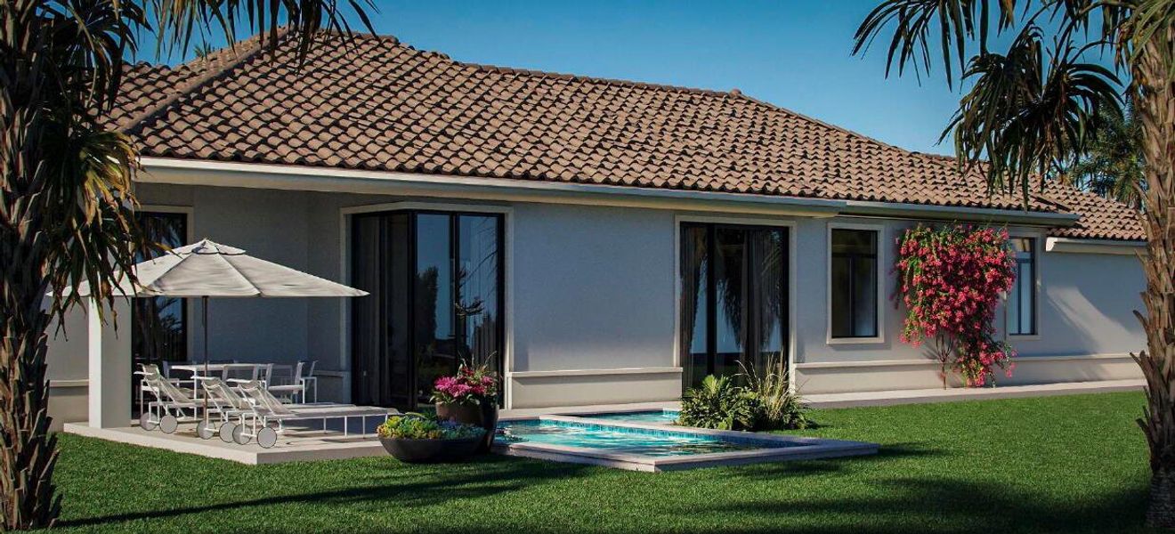 Exterior details and patio area of a home in , Wellington (Image 2).