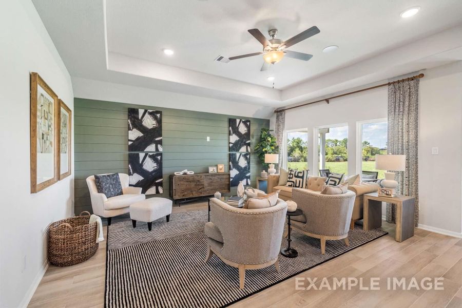 Furnished interior view inside a new home in Lago Mar, Texas City (Image 6).