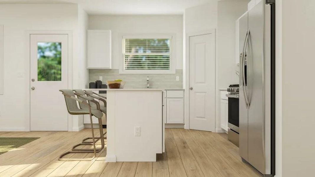 Furnished interior view inside a new home in Meadowlark Preserve, Pflugerville (Image 11).