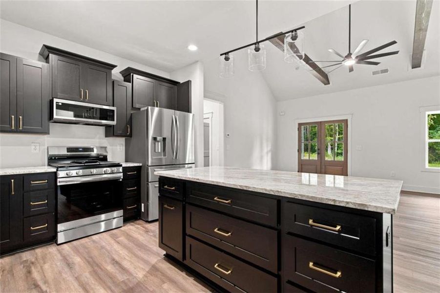 Furnished interior view inside a new home in , Talking Rock (Image 16).