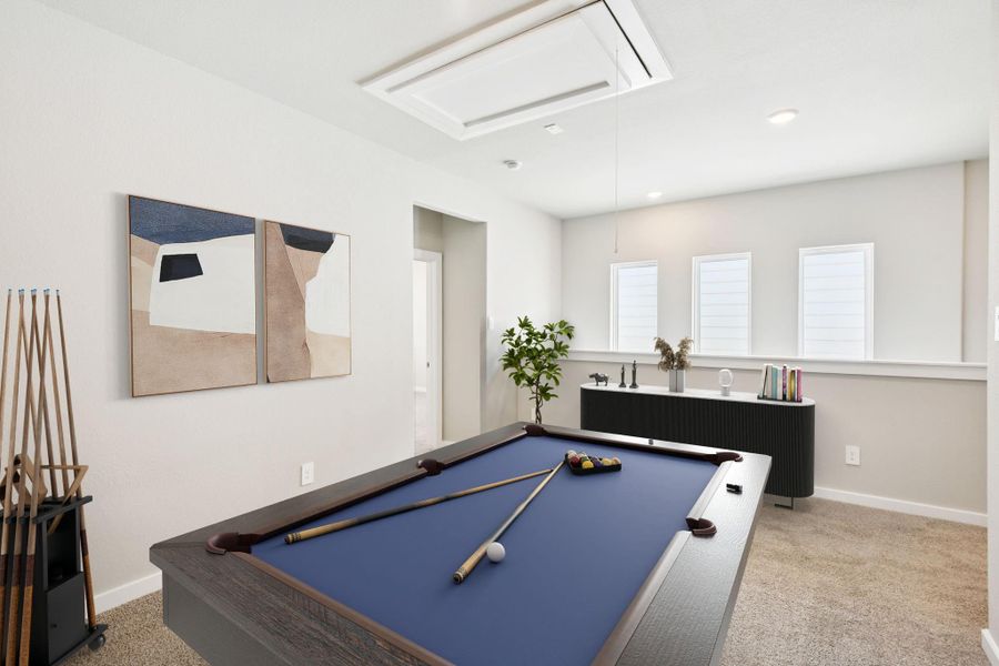 Photo is not of the actual home, but is an inspirational photo of builder’s model home and may depict options, furnishings, and/or decorator features that are not included