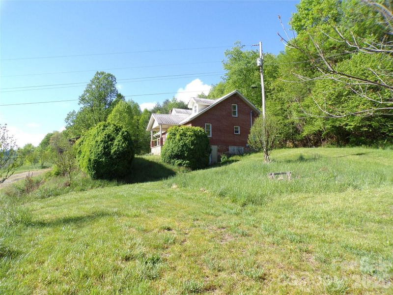 Right side view of home